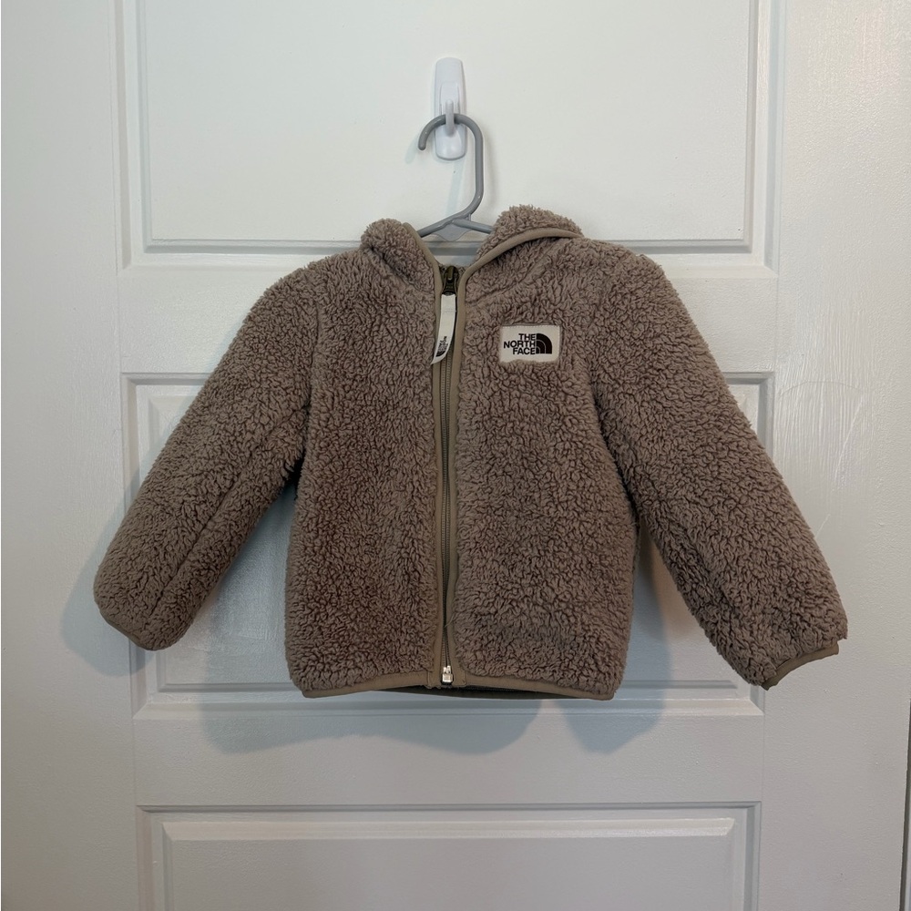 The North Face Kids Brown Sherpa Fleece Jacket